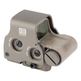 EXPS2-0, Holographic Sight, Non-Night Vision Compatible, Red Reticle, 68 MOA Ring with 1 MOA Dot, Matte Finish, Tan, Side Buttons, Quick Detach, Includes CR123A Battery EXPS2-0TAN