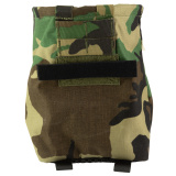 SAP Bucket, Dump Pouch, 500 Denier Cordura Nylon, Molle Compatible, Matte Finish, M81 ESD-SAP-M81