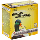 Golden Waterfowl, 12 Gauge, 3", #4, Steel Shot, 25 Round Box 123SGW4