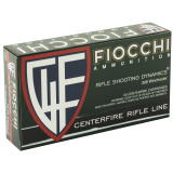 Fiocchi Rifle, 308WIN, 165 Grain, InterLock Boat Tail Soft Point 308D