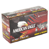 American Eagle .243 Winchester 75 Grain Jacketed Hollow Point Value Pack