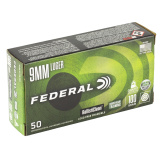 American Eagle, Indoor Range Training, 9MM, 100 Grain, Lead Free Ball, 50 Round Box BC9H1