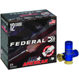 All American, 12 Gauge, 2.75", #7.5, 2.75 Dram, 1 oz, Lead, 25 Rounds per Box FAA12L1 7.5
