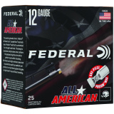 All American, 12 Gauge, 2.75", #8, 2.75 Dram, 1 1/8 oz, Lead, 25 Rounds per Box FAA12L 8