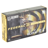 Federal Premium, Extremely Low Drag eXpanding, 6.5 Creedmoor, 143 Grain, Polymer Tip, 20 Round Box P65CRDELDX1