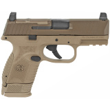 509, MRD, Semi-automatic, Striker Fired, Compact, 9MM, 3.7" Barrel, 1-12Rd, 1-15Rd, Non-Manual Safety, Interchangeable Backstraps, FN Optics Mounting System, Ambi Slide Stop Lever, Ambi Magazine Release, FN Sof