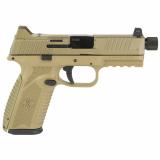 510 Tactical | 10mm, 4.71" Threaded Barrel, Optics Ready, FDE, 1 15 Rd Magazine, 1 22 Rd Magazine, Soft Case