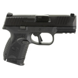 509, Semi-automatic, Striker Fired, Compact, 9MM, 3.7" Barrel, Polymer Frame, Black, 5-10Rd, Non-Manual Safety, Interchangeable Backstraps, FN Soft Case, Rail, Front Serrations, Loaded Chamber Indicator 66-101642