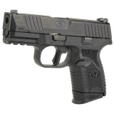 509, Semi-automatic, Striker Fired, Compact, 9MM, 3.7" Barrel, Polymer Frame, Black, 5-10Rd, Non-Manual Safety, Interchangeable Backstraps, FN Soft Case, Rail, Front Serrations, Loaded Chamber Indicator 66-101642