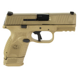 509, Semi-automatic, Striker Fired, Compact, 9MM, 3.7" Barrel, Polymer Frame, Black, 1-12Rd, 1-15Rd, 3-24Rd Magazines, No Manual Safety, Interchangeable Backstraps, FN Soft Case, Rail, Front Serrations, Loaded Chamber Indicator 66-101643
