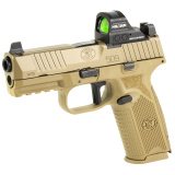 509 MRD, Striker Fired, Semi-automatic, Polymer Frame Pistol, Mid-Size, 9MM, 4" Barrel, Matte Finish, Flat Dark Earth, Inlcudes Holosun 407C Red Dot Sight, Non-Manual Safety, Optic Height Sights, 10 Rounds, 2 Magazines 66-101926