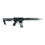Ion Ultralight, Semi-automatic Rifle, AR, 556NATO, 16" Barrel, 3 Port Muzzle Break, Mid Length Gas System, Anodized Finish, Black, 13" Carbon Fiber M-LOK Handguard, Hiperfire EDTDM Single Stage Trigger, 1 Magazine, 30 Rounds FX5500
