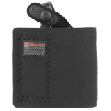 Ankle Glove Ankle Holster, Fits J Frame with 2" Barrel, Right Hand, Black Leather AG160B
