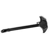 Airborne Charging Handle, Low Profile Lever Design, 7075-T6 Aluminum, Ambidextrious, Black Finish 05-497B