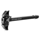 Airborne Charging Handle, Low Profile Lever Design, 7075-T6 Aluminum, Ambidextrious, Black Finish 05-497B