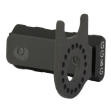 Flashlight Mount, Fits Mossberg 500, Anodized Finish, Black GGG-1619-R