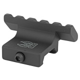 45 Degree Offset Accessory Rail Black
