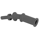 Angled Charging Handle for FNH SCAR Rifles, Allows Handle Angled Up or Down to Clear Optics or Accessories, Black GGG-1533
