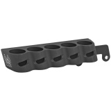 5 Shot Side Saddle, Fits Remington TAC-13, Holds 12 Gauge Ammunition, Black Finish GGG-2210