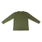 Performance, Long Sleeve Shirt, Polyester/Spandex Material, Large, Olive Drab Green and Black AP96439