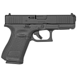 19, GEN 5, Striker Fired, Semi-automatic, Polymer Frame Pistol, Compact, 9MM, 4.02" Barrel, DLC Finish, Black, Fixed Sights, 15 Rounds, Front Serrations, Interchangeable Backstraps, 3 Magazines G19515AUT