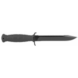 Field Knife With Root Saw Black 6.5 Inch Blade