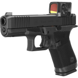 19 GEN 6 COA, Semi-automatic, Striker Fired, Polymer Frame Pistol, Compact, 9MM, 4.02" Barrel, DLC Finish, Fixed Sights, Aimpoint COA Optic, 10 Rounds, 3 Magazines P61950B01DC8A3
