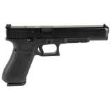 17L GEN 5 MOS, Striker Fired, Semi-automatic, Polymer Frame Pistol, Full Size, 9MM, 6.02" Barrel, nDLC Finish, Black, Fixed Sights, 10 Rounds, 3 Magazines PA163S101MOS