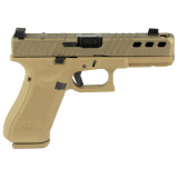 17 GEN 5, Orca, Semi-automatic, Striker Fired, Polymer Frame Pistol Compact, 9mm, 4.49" Barrel, Flat Dark Earth Finish, Suppressor Height Sights, Zaffiri Precision Ported Barrel, 17 Rounds, 3 Magazines PA175S204NOCFDE