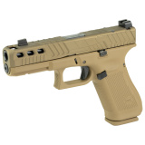 17 GEN 5, Orca, Semi-automatic, Striker Fired, Polymer Frame Pistol Compact, 9mm, 4.49" Barrel, Flat Dark Earth Finish, Suppressor Height Sights, Zaffiri Precision Ported Barrel, 17 Rounds, 3 Magazines PA175S204NOCFDE