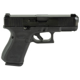 19 Gen 5, Semi-automatic, Striker Fired, Polymer Frame Pistol, Compact, 9MM, 4.02" Barrel, DLC Finish, Black, Extended Controls, Glock Night Sights, 10 Rounds, 3 Magazines PA195S731