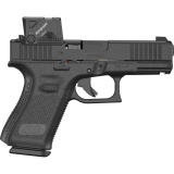 Glock 19 Gen5 A-Cut | 9x19mm, 4.02" Barrel, Aimpoint COA Optic, Three 10rd Magazines, Black Front & Rear Sights, nDLC Finish, PA195SB01MOS8A3