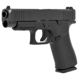 48 M.O.S., Striker Fired, Semi-automatic, Polymer Frame Pistol, Sub-Compact, 9MM, 4.17" Barrel, GLOCK Marksman Barrel, nDLC Finish, Black, No Finger Grooves, Fixed Sights, 15 Rounds, 2 Magazines PA4850203FRMOS