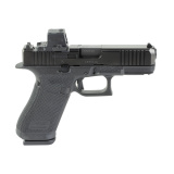 45 Gen 6, Semi-automatic, Striker Fired, Polymer Frame Pistol, Full Size, 9MM, 4.02" Barrel, DLC Finish, Fixed Sights, Optics Ready System, 10 Rounds, 3 Magazines, Includes Holosun EPS Carry 2 MOA Red Dot U64550201H2