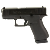 43X, Striker Fired, Semi-automatic, Polymer Frame Pistol, Sub-Compact, 9MM, 3.41" Barrel, GLOCK Marksman Barrel, nDLC Finish, Black, Front Rail, No Finger Grooves, Fixed Sights, 15 Rounds, 2 Magazines UX4350203FR