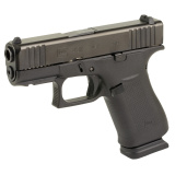 43X, Striker Fired, Semi-automatic, Polymer Frame Pistol, Sub-Compact, 9MM, 3.41" Barrel, GLOCK Marksman Barrel, nDLC Finish, Black, Front Rail, No Finger Grooves, Fixed Sights, 15 Rounds, 2 Magazines UX4350203FR