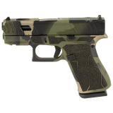 43X, M.O.S, Striker Fired, Semi-automatic, Polymer Frame Pistol, Sub-Compact, 9MM, 3.41" Barrel, Cerakote Finish, Camo, Fixed Sights, 10 Rounds, 2 Magazines UX4350204FRN