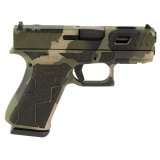 43X, M.O.S, Striker Fired, Semi-automatic, Polymer Frame Pistol, Sub-Compact, 9MM, 3.41" Barrel, Cerakote Finish, Camo, Fixed Sights, 10 Rounds, 2 Magazines UX4350204FRN