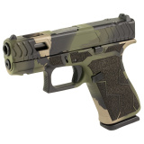 43X, M.O.S, Striker Fired, Semi-automatic, Polymer Frame Pistol, Sub-Compact, 9MM, 3.41" Barrel, Cerakote Finish, Camo, Fixed Sights, 10 Rounds, 2 Magazines UX4350204FRN