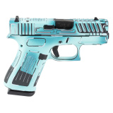 43XC, Semi-automatic, Striker Fired, 9MM, 3.41" Ported Barrel, Optic Ready, Cerakote Finish, Anime Blue, 10 Rounds, 2 Magazines UX4350204FRN