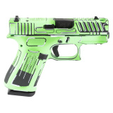 43XC, Semi-automatic, Striker Fired, 9MM, 3.41" Ported Barrel, Optic Ready, Cerakote Finish, Anime Green, 10 Rounds, 2 Magazines UX4350204FRN