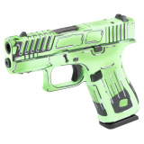 43XC, Semi-automatic, Striker Fired, 9MM, 3.41" Ported Barrel, Optic Ready, Cerakote Finish, Anime Green, 10 Rounds, 2 Magazines UX4350204FRN
