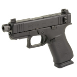 43X, Semi-automatic, Striker Fired, Polymer Frame Pistol, Sub-Compact, 3.92 Threaded Barrel, 1/2X28 Thread Pitch, Black Cerakote by Shark Coast Tactical, Slide Lock Lever, Suppressor Height Sights, 15 Rounds UX4350204FRN
