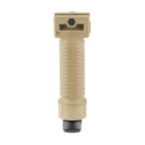 GPS.02, Bipod, Fits Picatinny, Standard Attachment, Tan, Aluminum Legs, 5.75"-8.25" GPS-AL-T