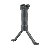 GPS.02, Bipod, Fits Picatinny, Standard Attachment, Black, Aluminum Legs, 5.75"-8.25" GPS-AL