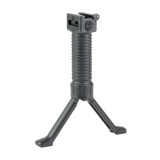GPS.02, Bipod, Fits Picatinny, Standard Attachment, Black, Aluminum Legs, 5.75"-8.25" GPS-AL