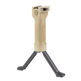 GPS V2, Bipod, Fits Picatinny Rail, Cam Lever Attachment, Tan, Aluminum Legs GPS-V2-AL-CL-T