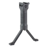 GPS V2, Bipod, Fits Picatinny Rail, Standard Attachment, Black, Aluminum Legs GPS-V2-AL