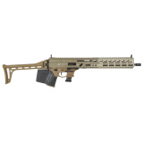 Stribog SP9A3G, Semi-automatic Rifle, 9MM, 16" Threaded Barrel, 1/2X28 Thread Pitch, Ambidextrous Controls, Fixed Stock, M-LOK Handguard, Matte Finish, Flat Dark Earth, 10 Rounds, 3 Magazines, California Compliant 810091158197