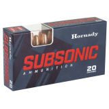 Hornady Subsonic |300 Blackout 190 Grain Sub-X w/ XTP Bullet Designed for Subsonic Expansion, 20 Round Box 80877
